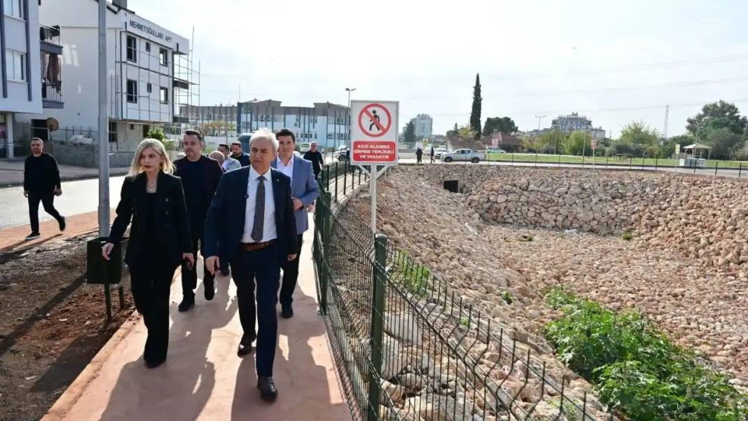 Kepez’de Drenaj Hattı Modern Yaşam Alanına Dönüştü! 1